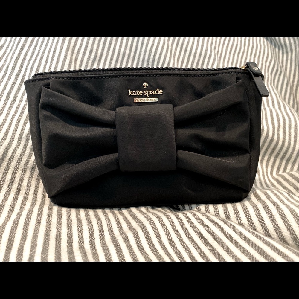 Kate Spade black bow small purse clutch